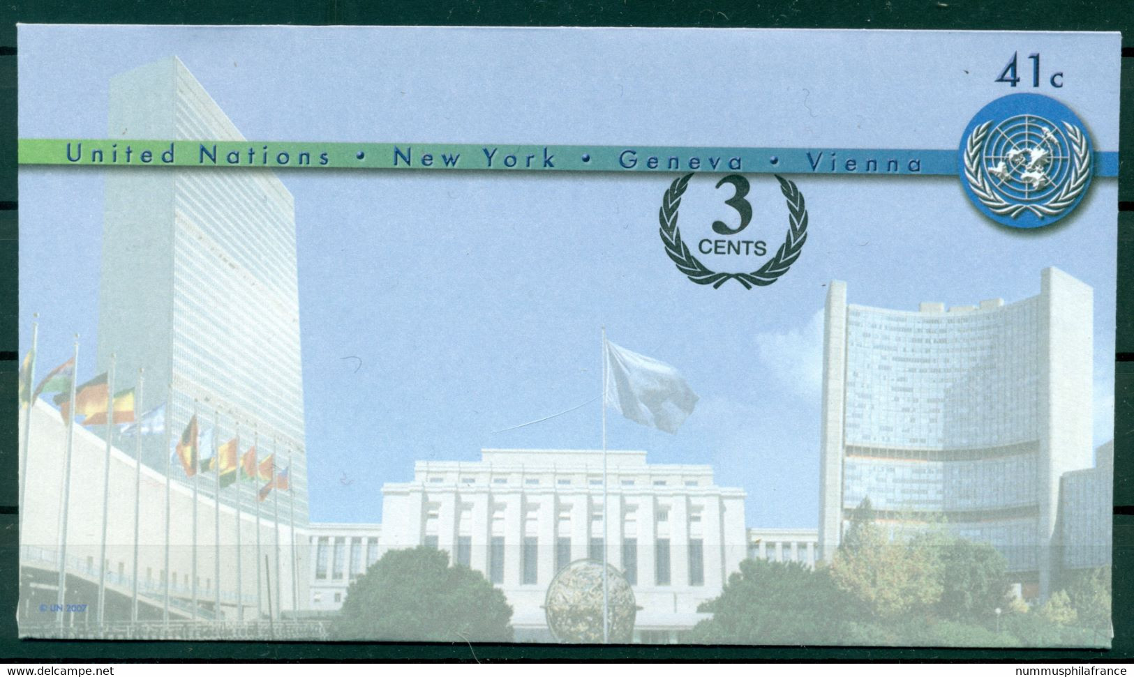 Nations Unies New York  2009 - Entier Postal 41 Centimes - Covers & Documents