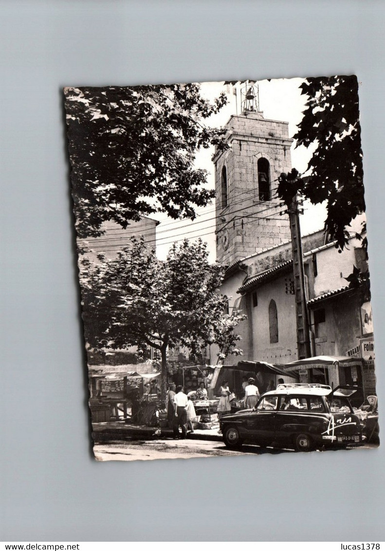 83 / LA VALETTE / L EGLISE ET LE MARCHE/ RARE ET TRES BELLE CPSM ARIS - La Valette Du Var