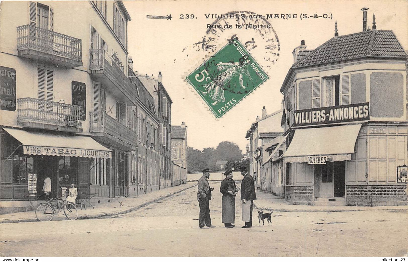 94-VILLIERS-SUR-MARNE- RUE DE LA MAIRIE - Villiers Sur Marne