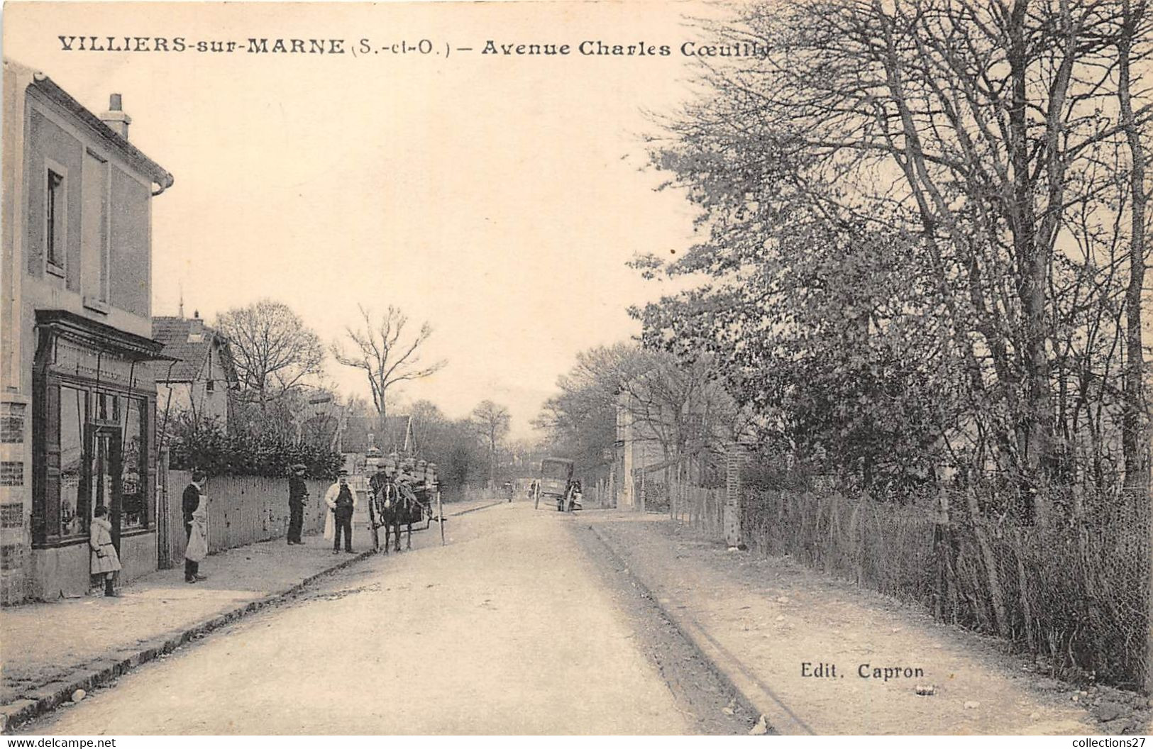 94-VILLIERS-SUR-MARNE- AVENUE CHARLES COEUILLY - Villiers Sur Marne