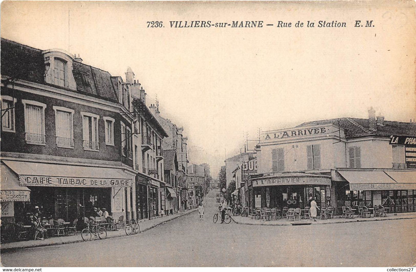 94-VILLIERS-SUR-MARNE- RUE DE LA STATION - Villiers Sur Marne