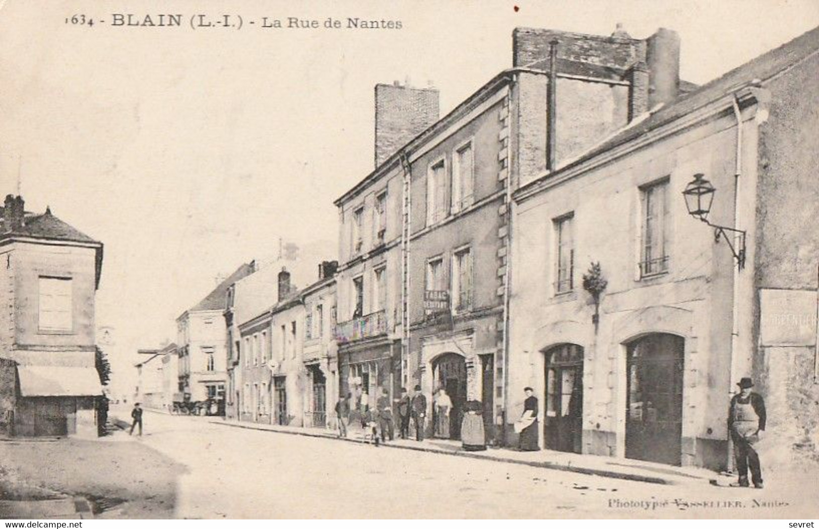 BLAIN  - La Rue De Nantes      Pas Courante - Blain