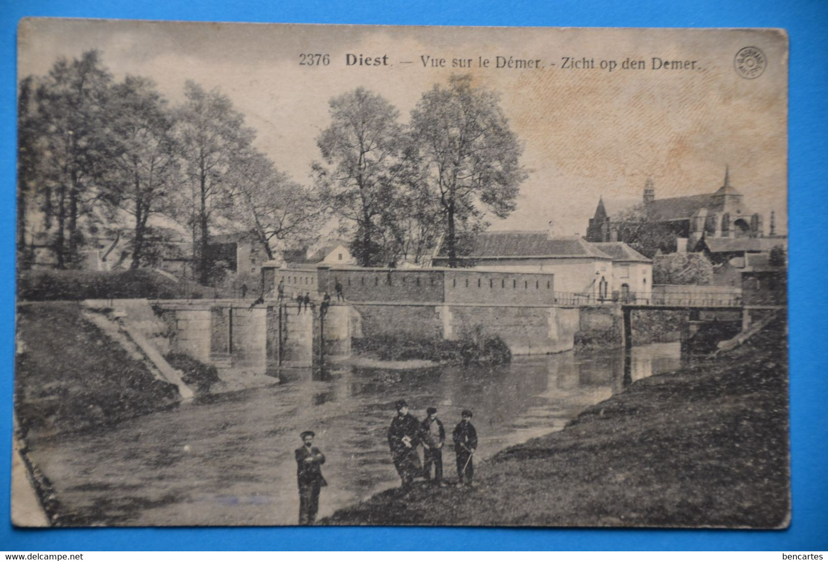 Diest 1920: Vue Sur Le Démer Animée. Zicht Op Den Demer - Diest