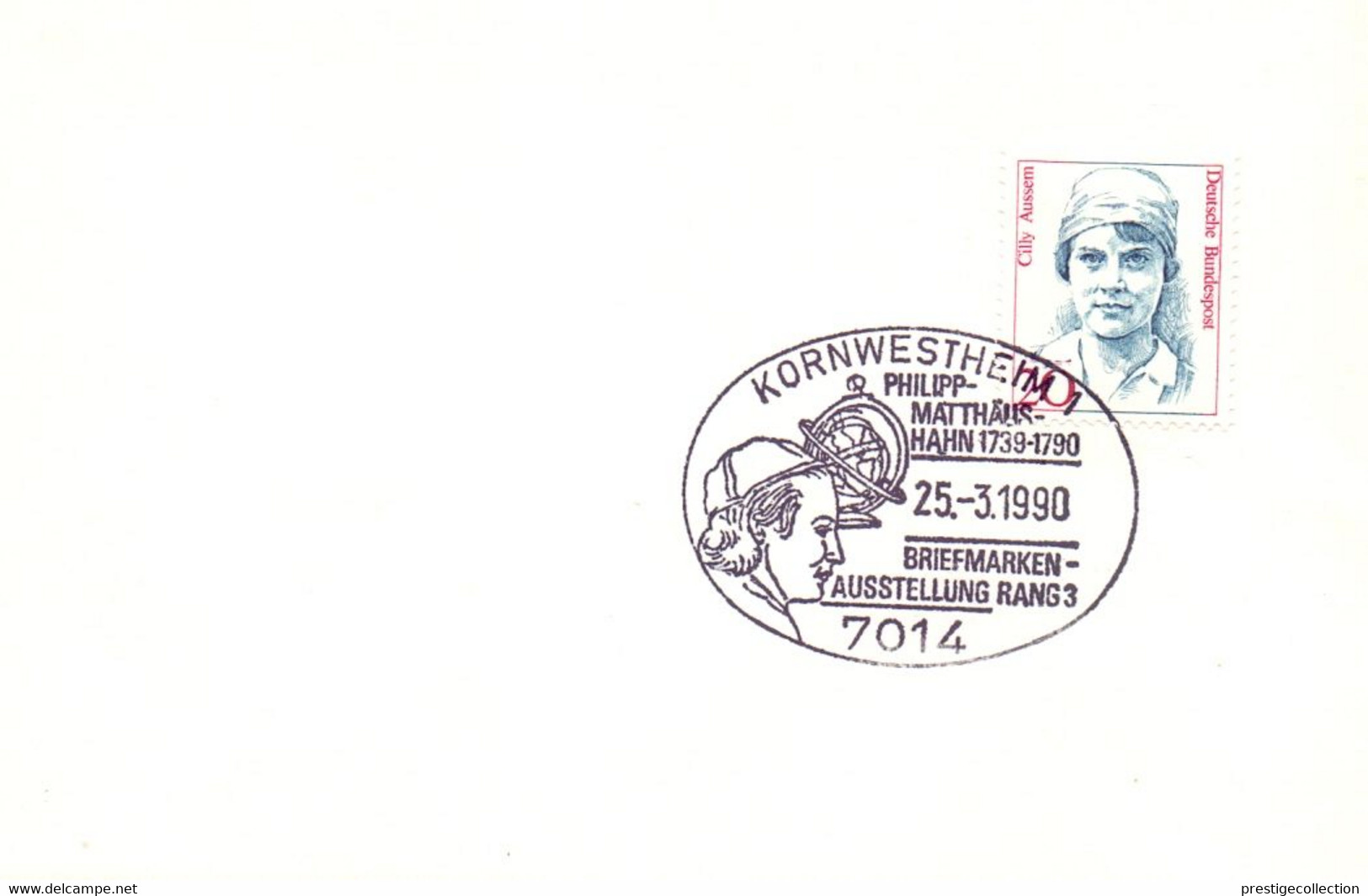 DEUTSCHE BUNDESPOST 1990 KORNWESTHEM PHILIPP MATTHAUS   COVER   (DIC200124) - Astrology