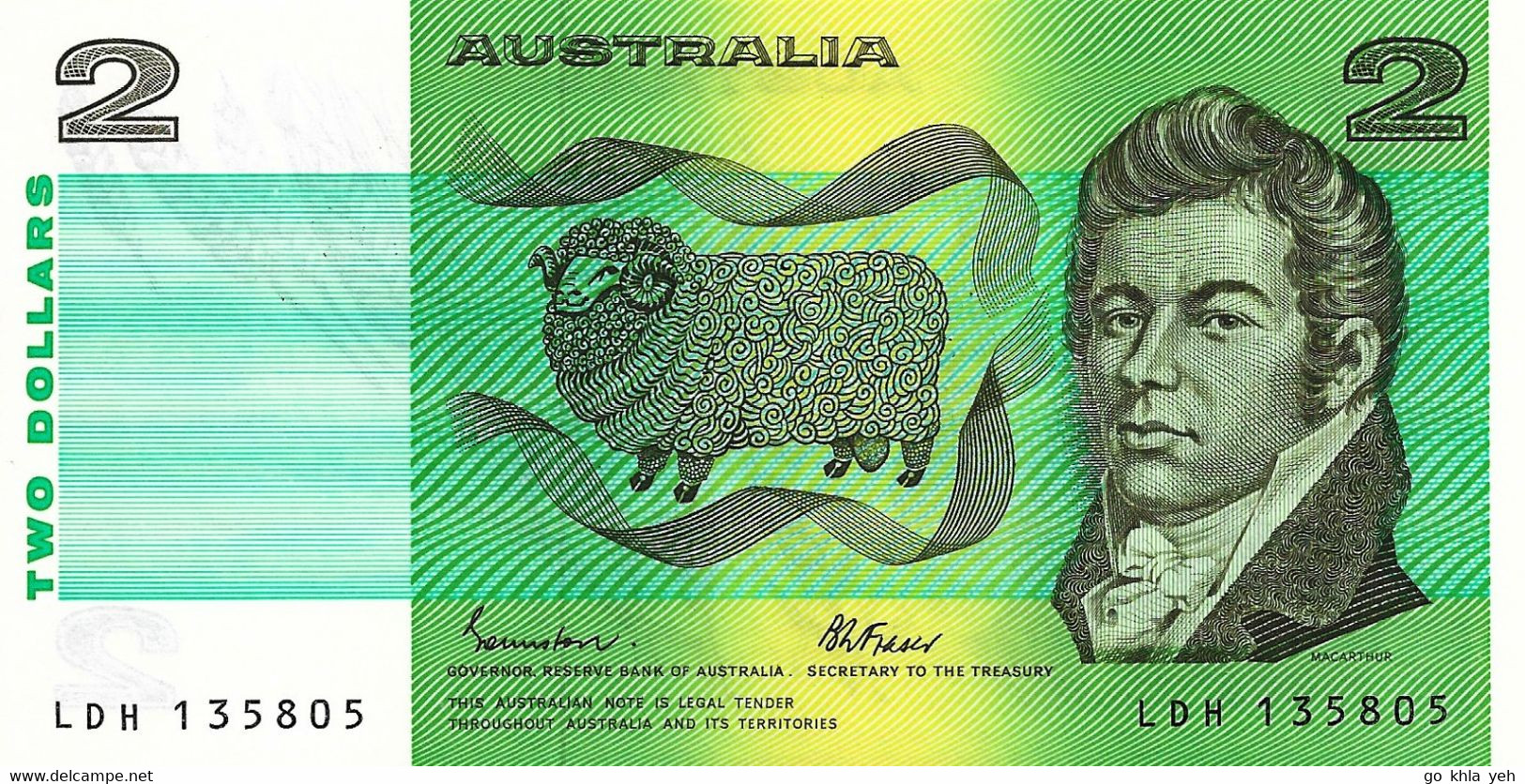 AUSTRALIE 1985 2 Dollar - P.43e Neuf UNC - 1974-94 Australia Reserve Bank (Banknoten Aus Papier)