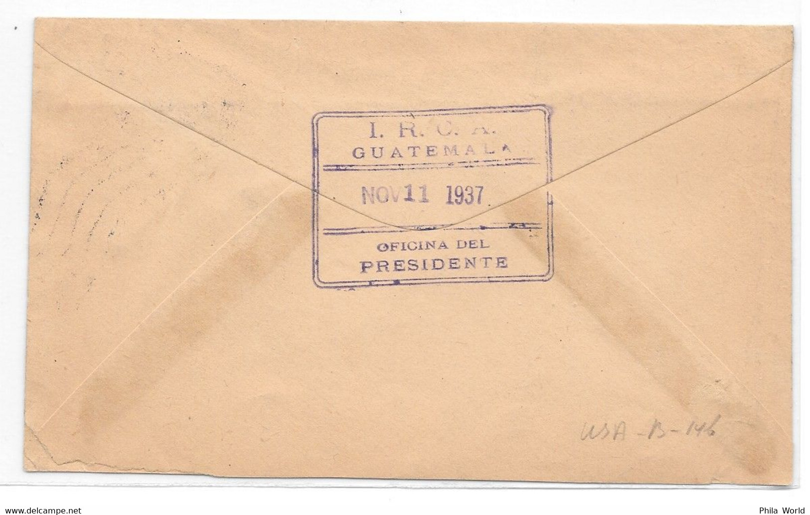 PANAM PAA - 1957 - GUATEMALA Airmail On Cover To New-York USA + Correo Aereo Via Airmail LABEL - Avions