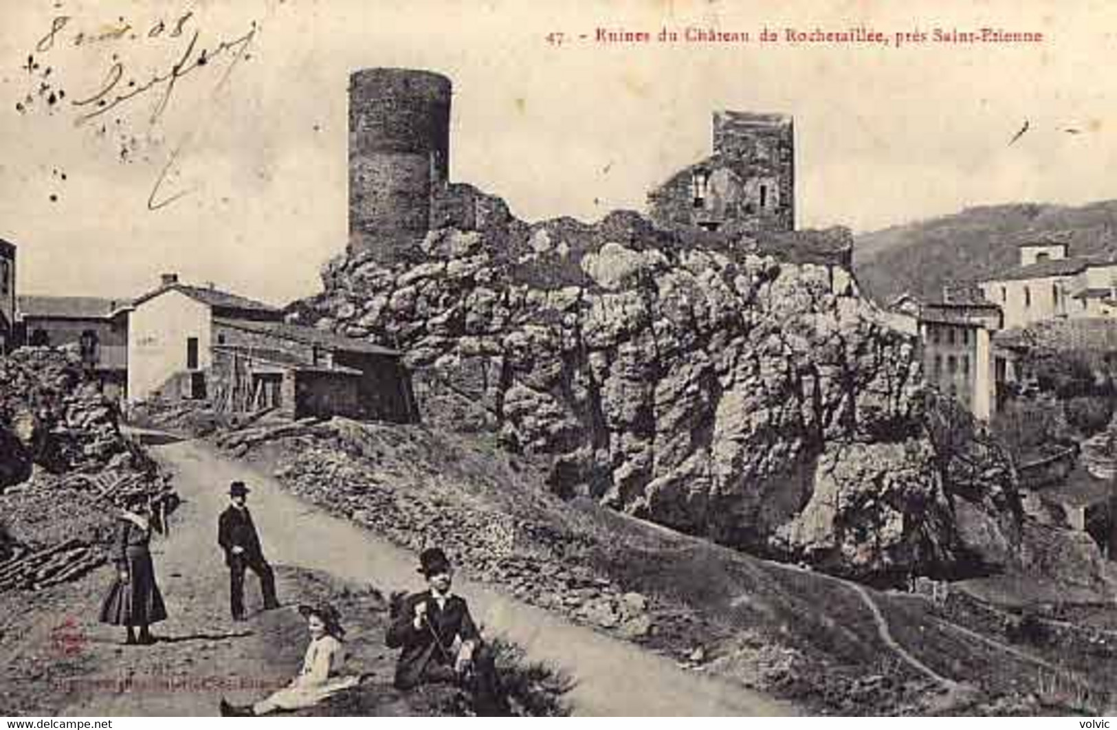 42 - Ruines Du Château De ROCHETAILLEE , Près Saint-Etienne - - Rochetaillee