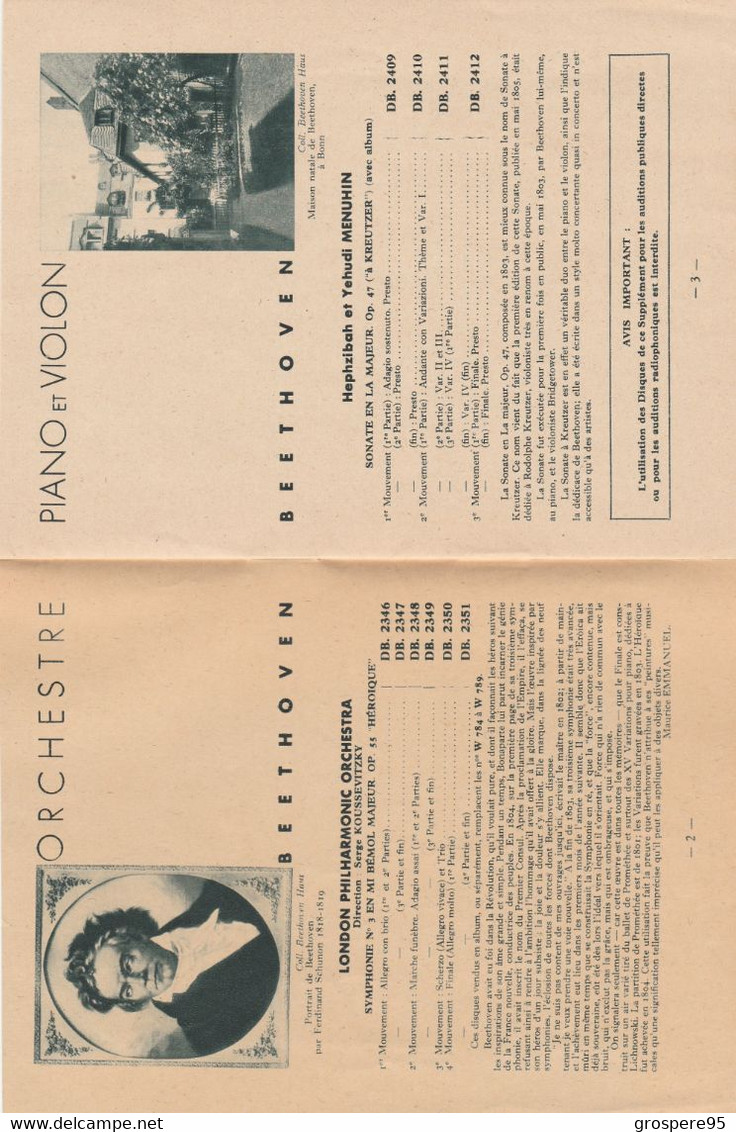 LA VOIX DE SON MAITRE CATALOGUE AVEC PANZERA EN COUVERTURE AVRIL 1935 - Publicités