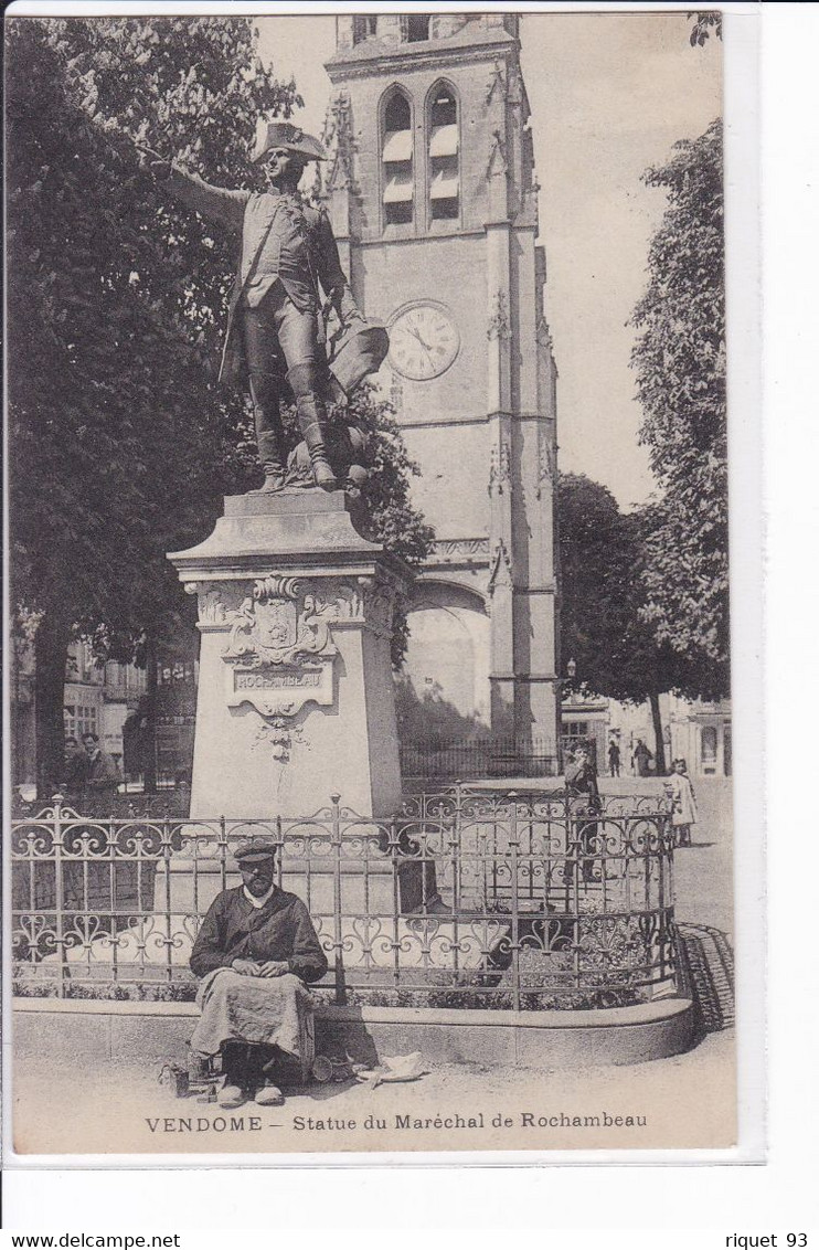 VENDOME - Statue Du Maréchal De Rochambeau - Vendome