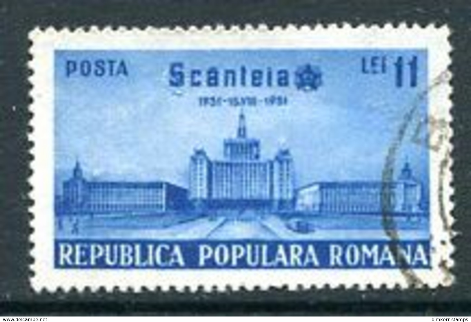 ROMANIA 1951  Scanteia Journal Used.  Michel 1274 - Usati