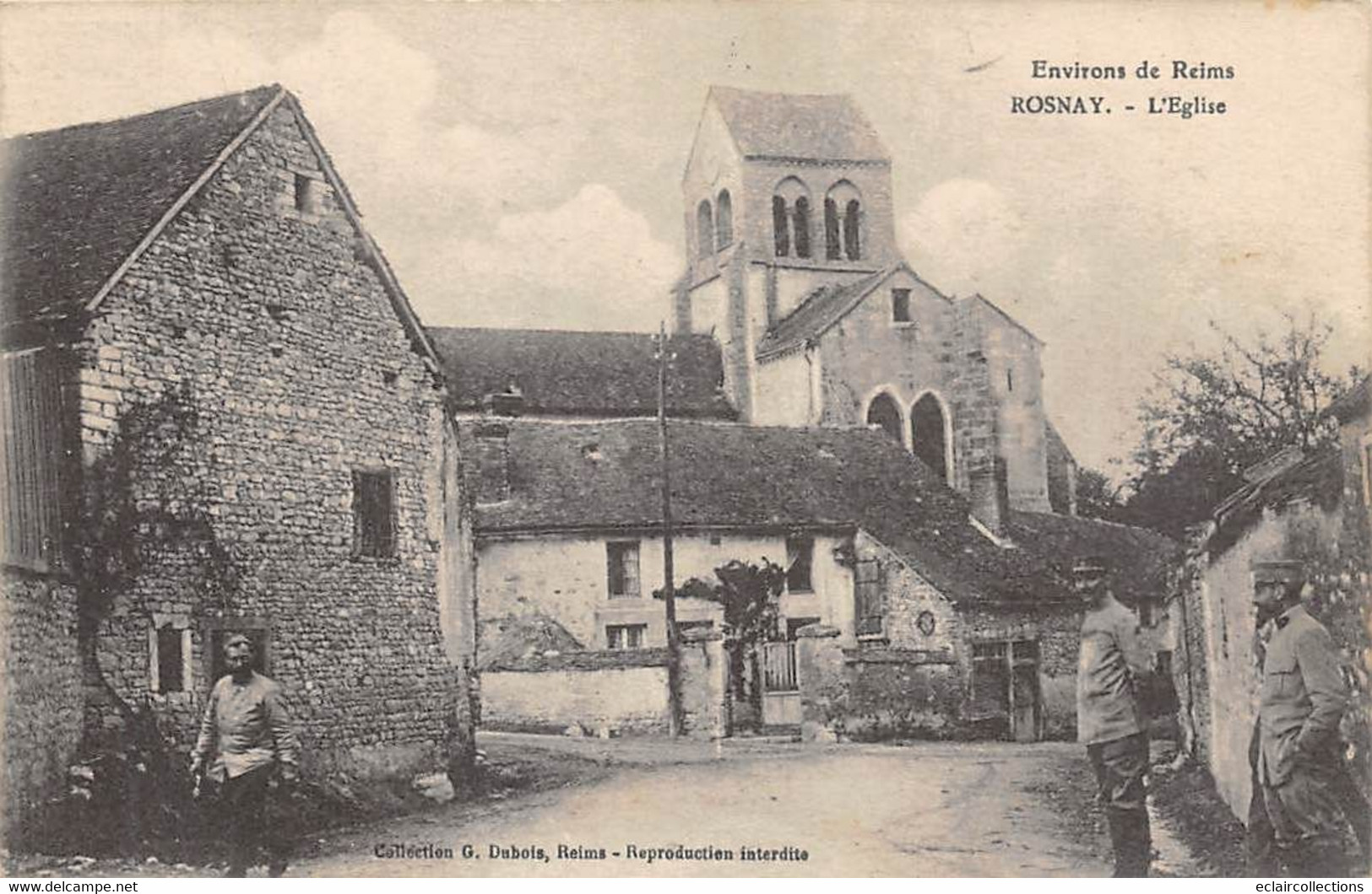Rosnay       51       Le Village Et L'église      (voir Scan) - Other & Unclassified