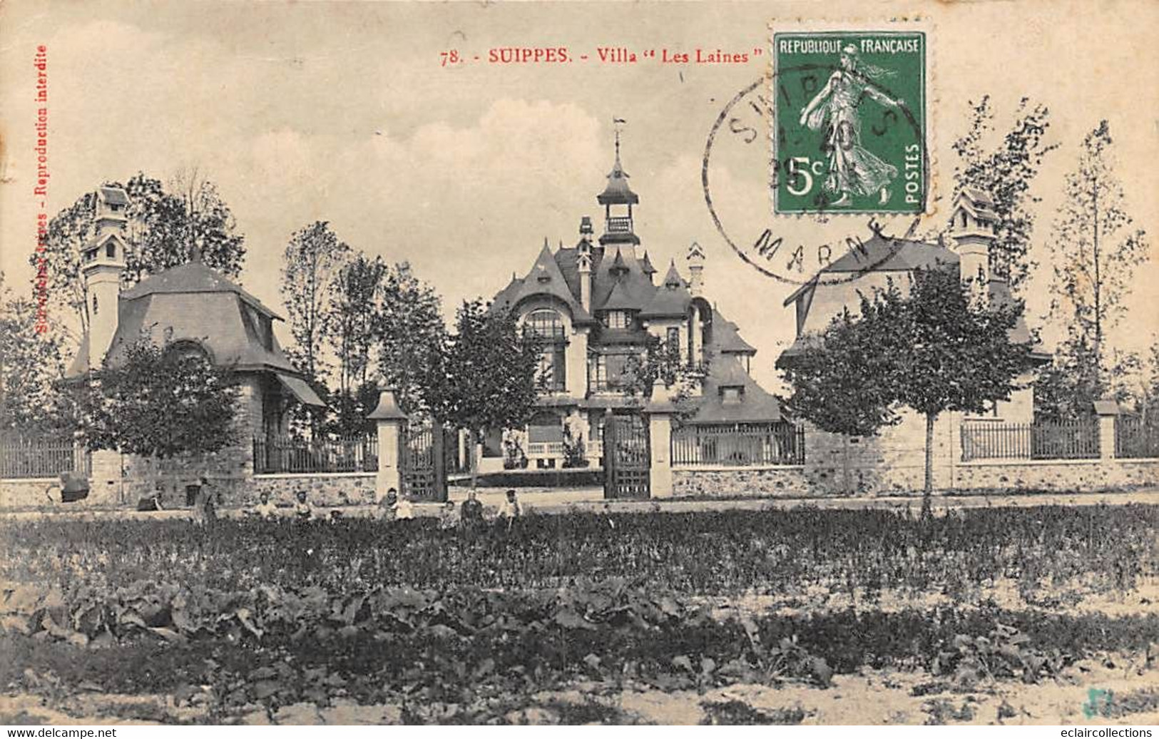 Suippes        51            Villa "Les Laines "          (voir Scan) - Autres & Non Classés