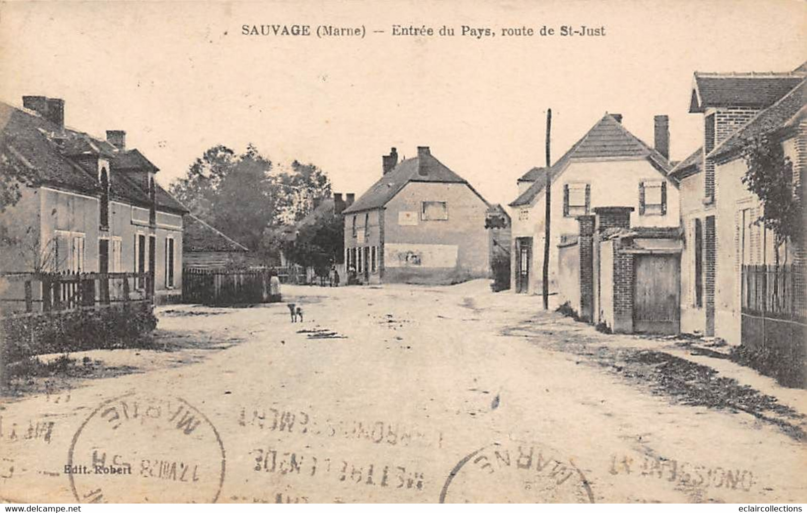 Sauvage           51          Entrée Du Pays, Route De Saint Just               (voir Scan) - Other & Unclassified