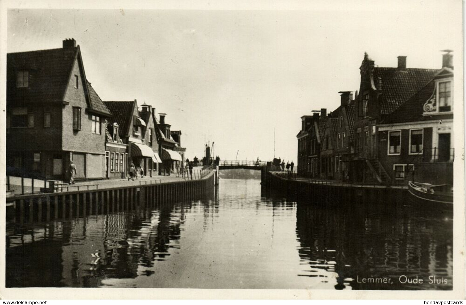 Nederland, LEMMER, Oude Sluis (1949) Ansichtkaart - Lemmer