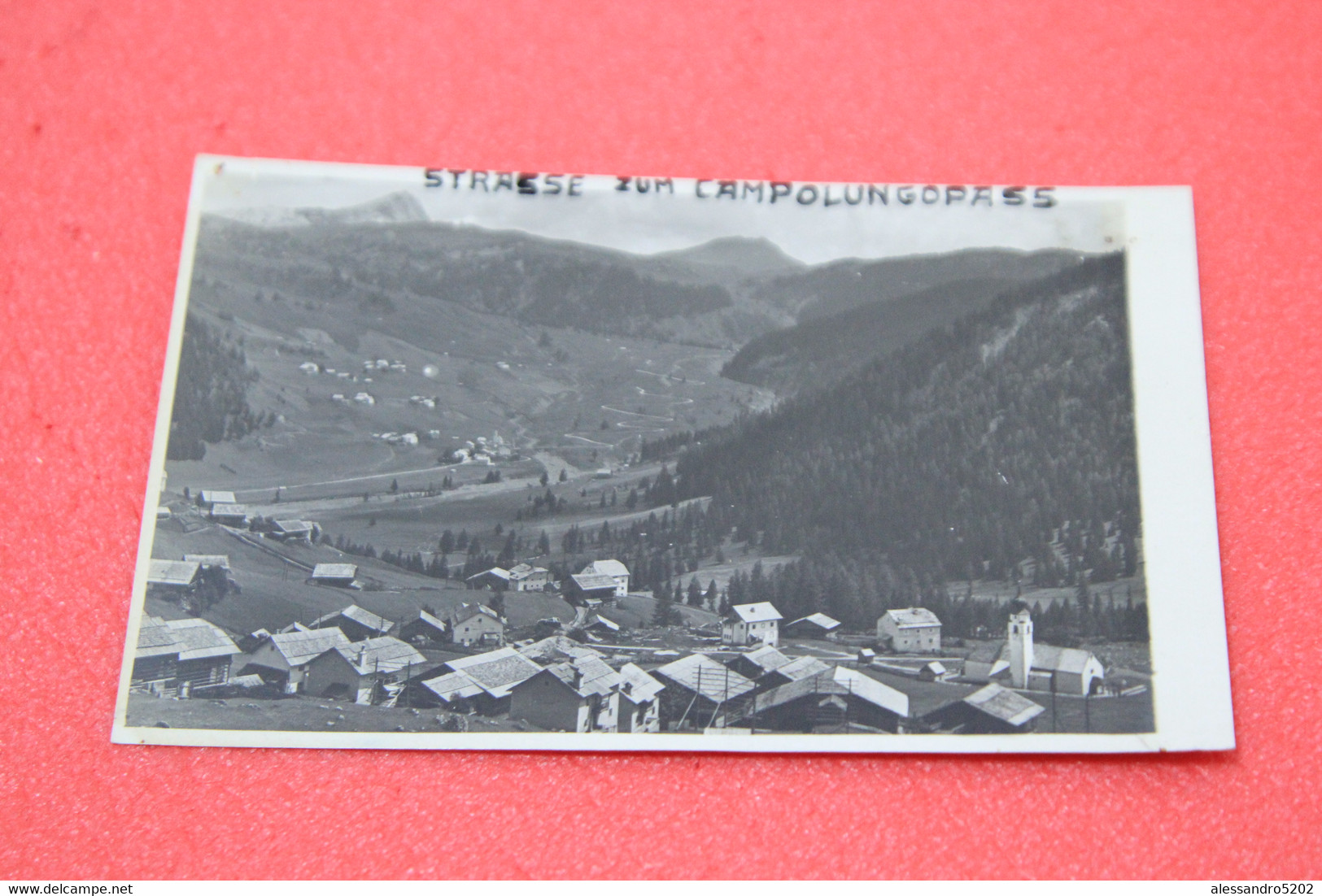 Ticino Passo Campolungo Ed. Baehrendt Rppc NV - Campo