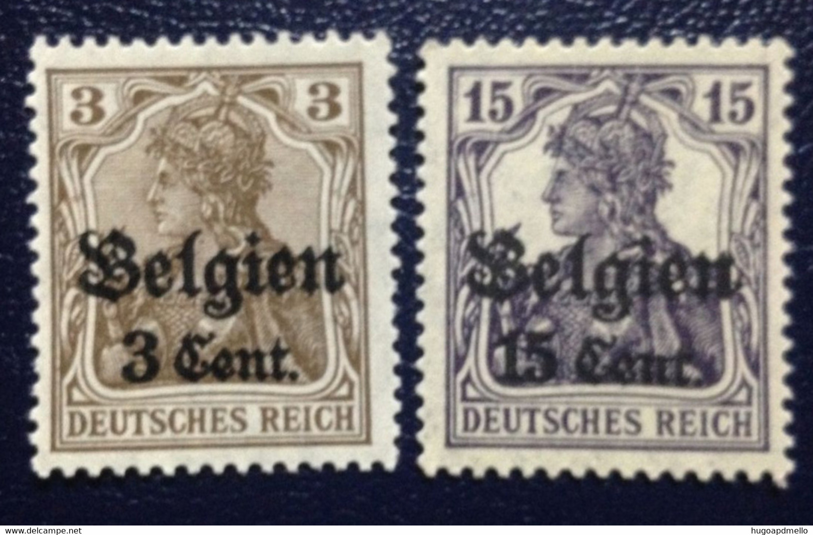 Germany, Uncirculated Stamps, « Belgian Zone » - Occupation 1914-18
