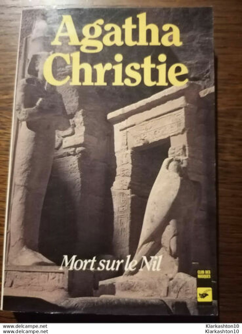 Agatha Christie - Mort Sur Le Nil / Club Des Masques  1982 - Nº 9744 - Agatha Christie