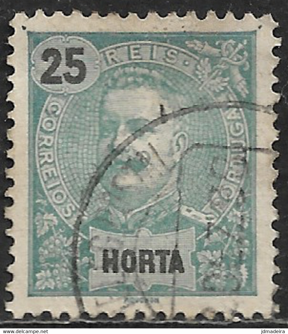 Horta – 1897 King Carlos 25 Réis - Horta