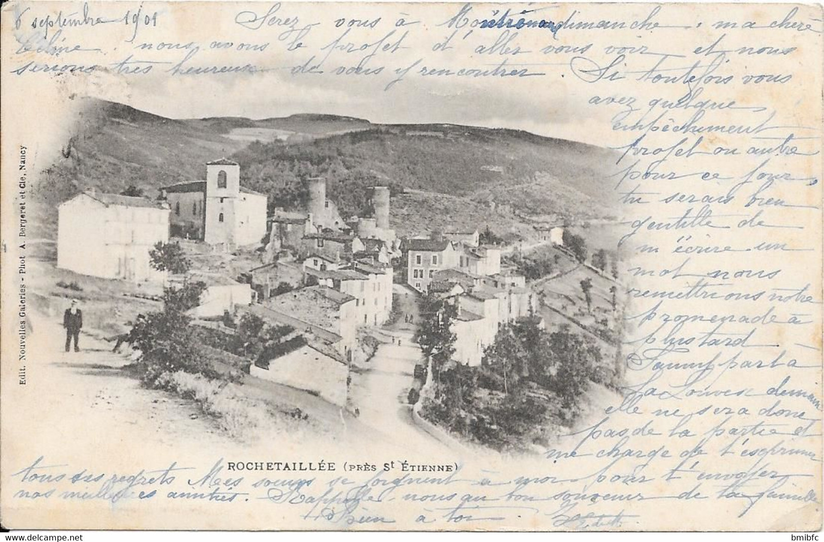 1901 - ROCHETAILLEE  (près St-Etienne) - Rochetaillee