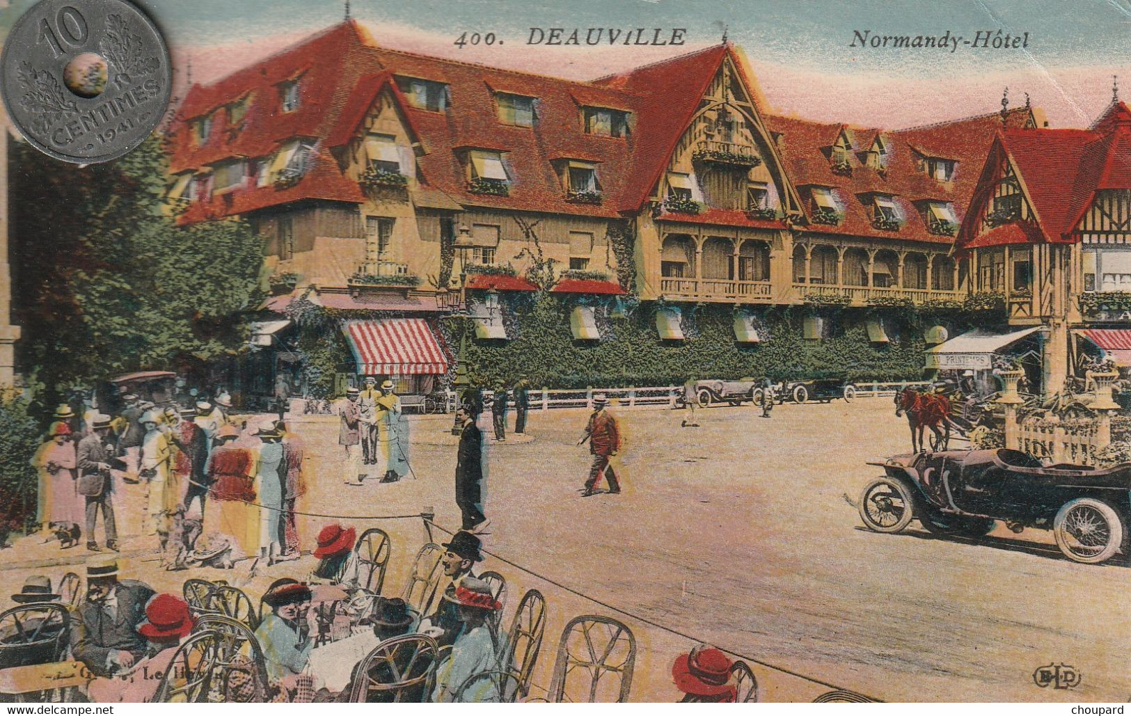 14 - Carte Postale Ancienne De DEAUVILLE  Normandy Hotel - Deauville