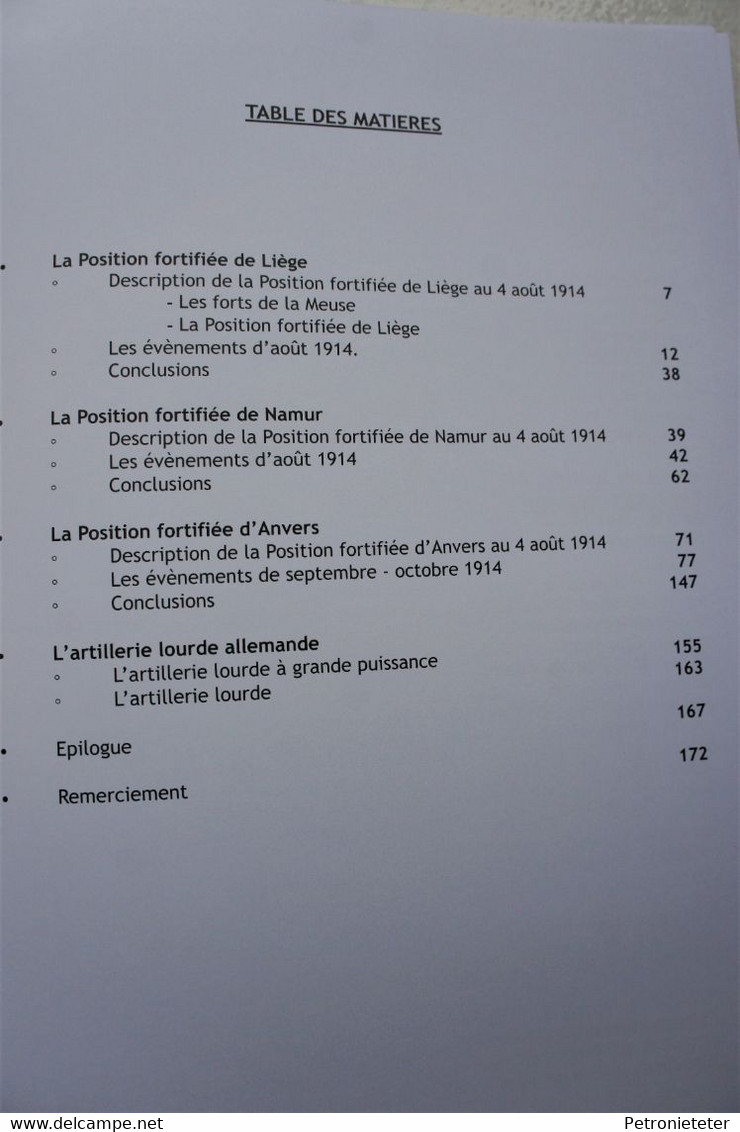 Livre 1914-18 NAMUR LIEGE ANTWERPEN Gross Bertha Artillerie Geschütz Canon German Heavy Gun 1914 Fortification Forts WO1 - Weltkrieg 1914-18