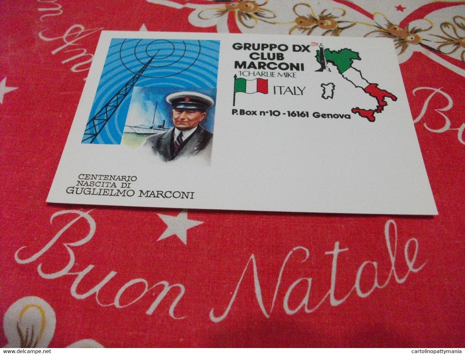 Centenario Nascita Di Guglielmo Marconi QLS GRUPPODX CLUB MARCONI NOBEL PER LA FISICA 1909 - Prix Nobel