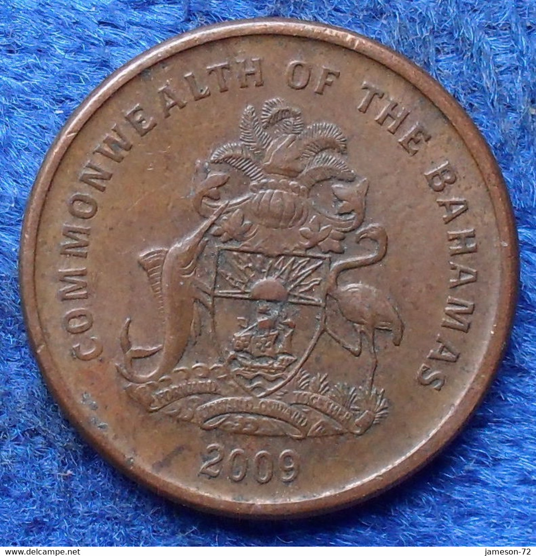 BAHAMAS - 1 Cent 2009 KM#218.2 Independent Since 1973 America - Edelweiss Coins - Bahamas