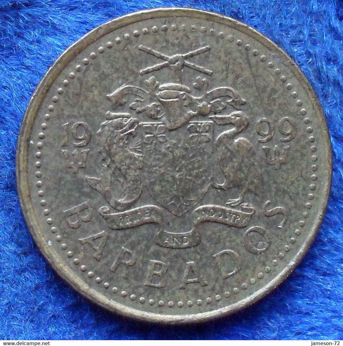 BARBADOS - 5 Cents 1999 KM#11 Commonwealth Independent (1966) - Edelweiss Coins - Barbades