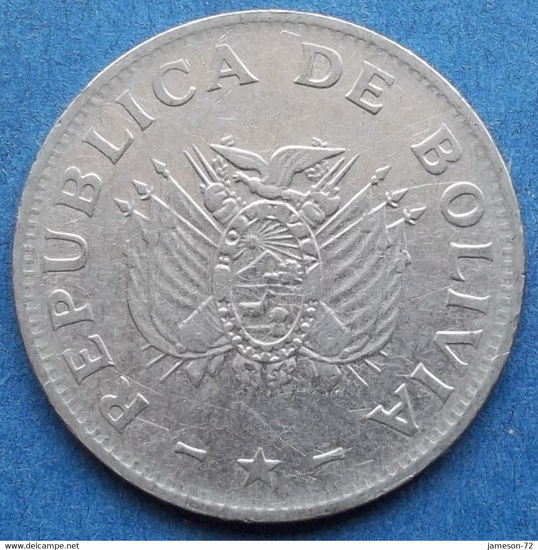 BOLIVIA - 50 Centavos 1995 KM# 204 Monetary Reform (1987) - Edelweiss Coins - Bolivie