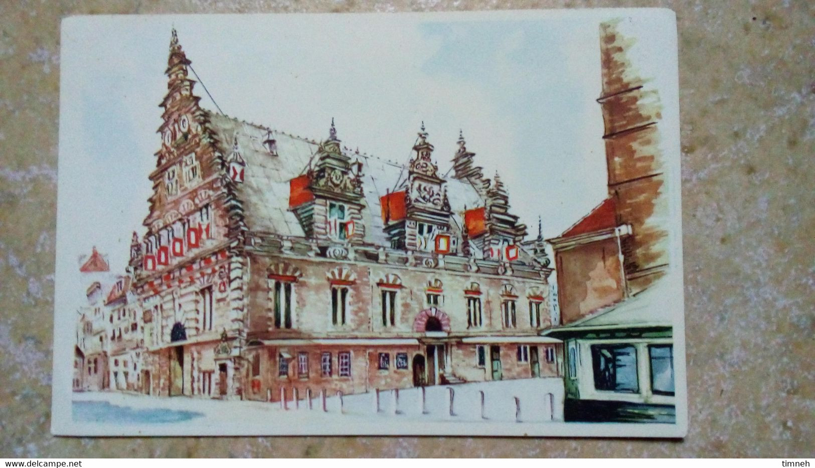 CPM. HAARLEM - ILLUSTRATION - VLEESHAL - HALLE AUX VIANDES - MEAT MARKET - FLEISCHHALLE - Haarlem