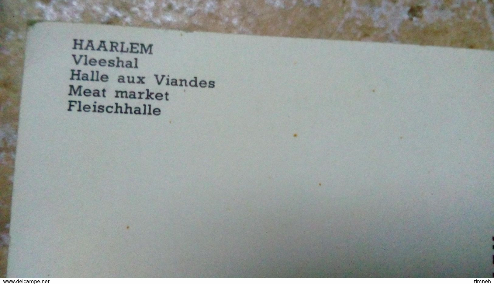 CPM. HAARLEM - ILLUSTRATION - VLEESHAL - HALLE AUX VIANDES - MEAT MARKET - FLEISCHHALLE - Haarlem