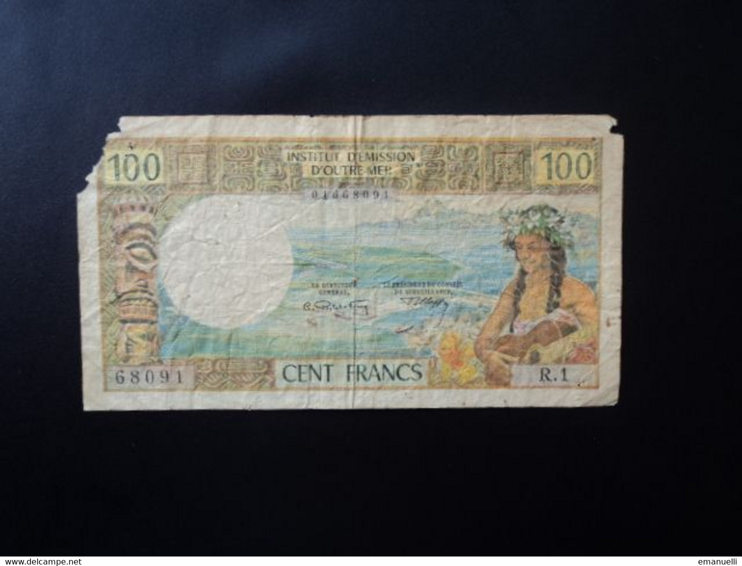 NOUVELLE CALÉDONIE : 100 FRANCS   ND 1968    P 59     AB * - Numea (Nueva Caledonia 1873-1985)