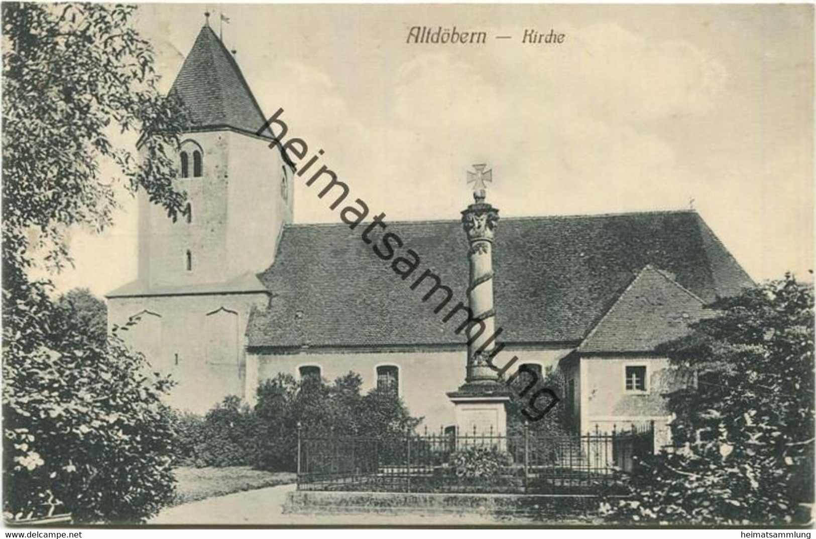 Altdöbern - Kirche Gel. 1911 - Altdoebern