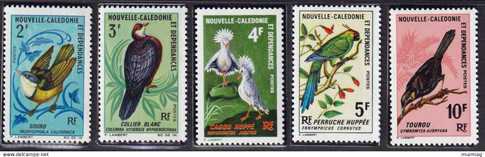 NOUVELLE CALEDONIE - Faune, Oiseaux - Y&T N° 345 à 350 - MNH - 1967-68 - Sonstige & Ohne Zuordnung