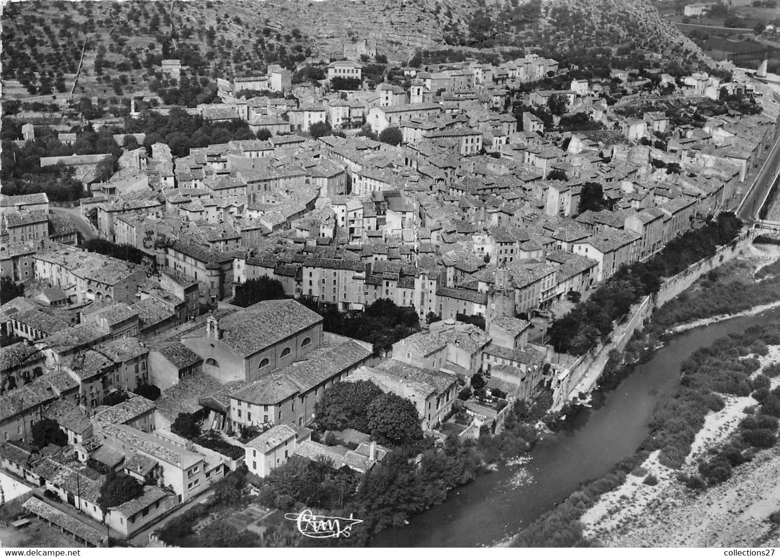 30-ANDUZE-VUE AERIENNE - Anduze