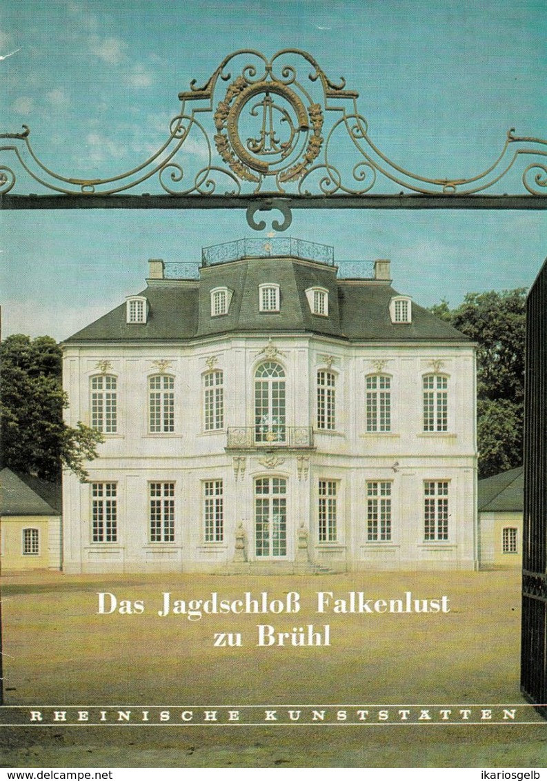 Brühl B Köln Jagdschloß Falkenlust 1976 Heimatbuch Rheinische Kunststätten - Verein Für Denkmalpflege - Architecture