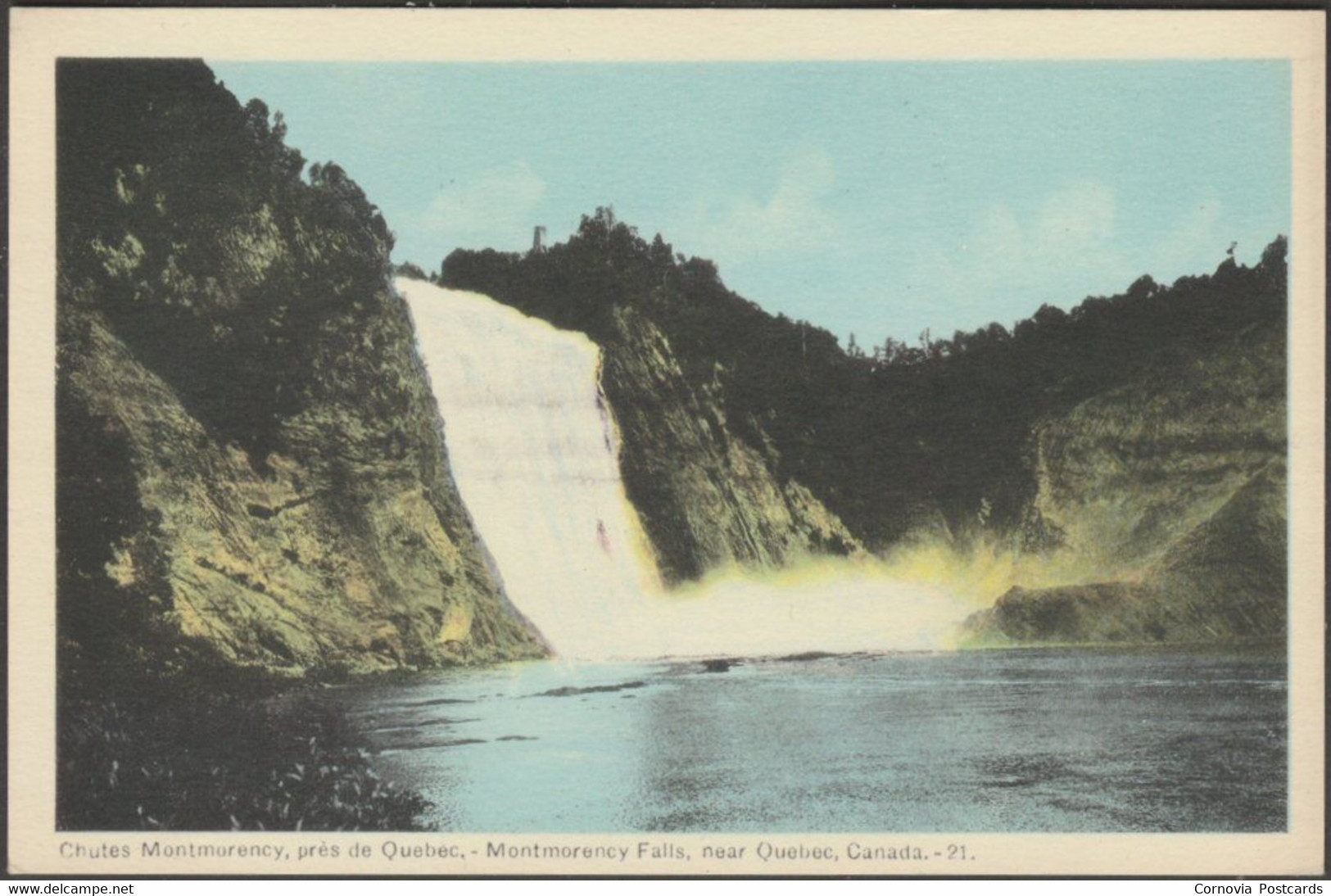 Chutes Montmorency, Près De Quebec, C.1930 - PE Co Postcard - Chutes Montmorency