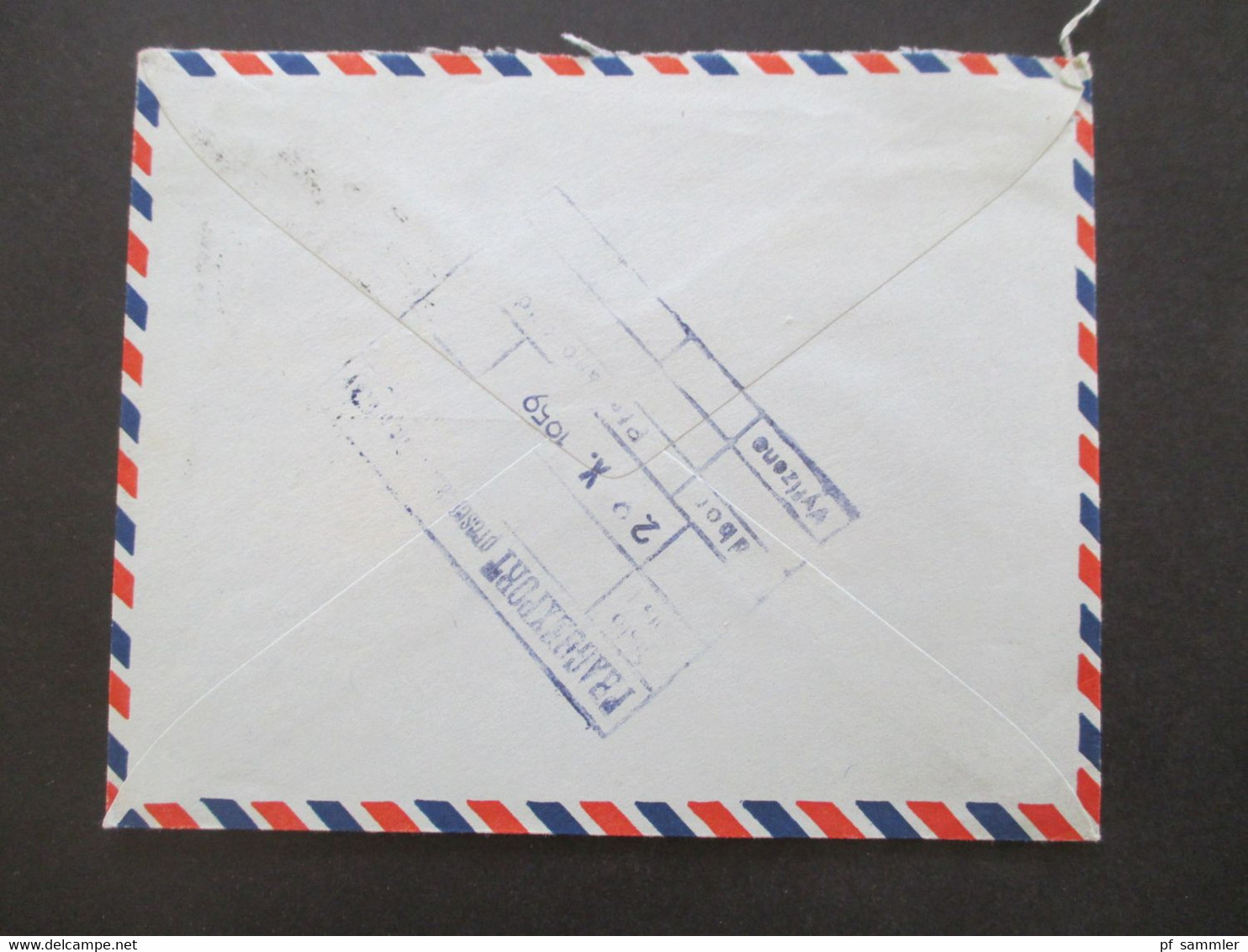 Asien Kuwait 1959 Air Mail Luftpost Nach Prag An Pragoexport Mit Eingangsstempel - Kuwait