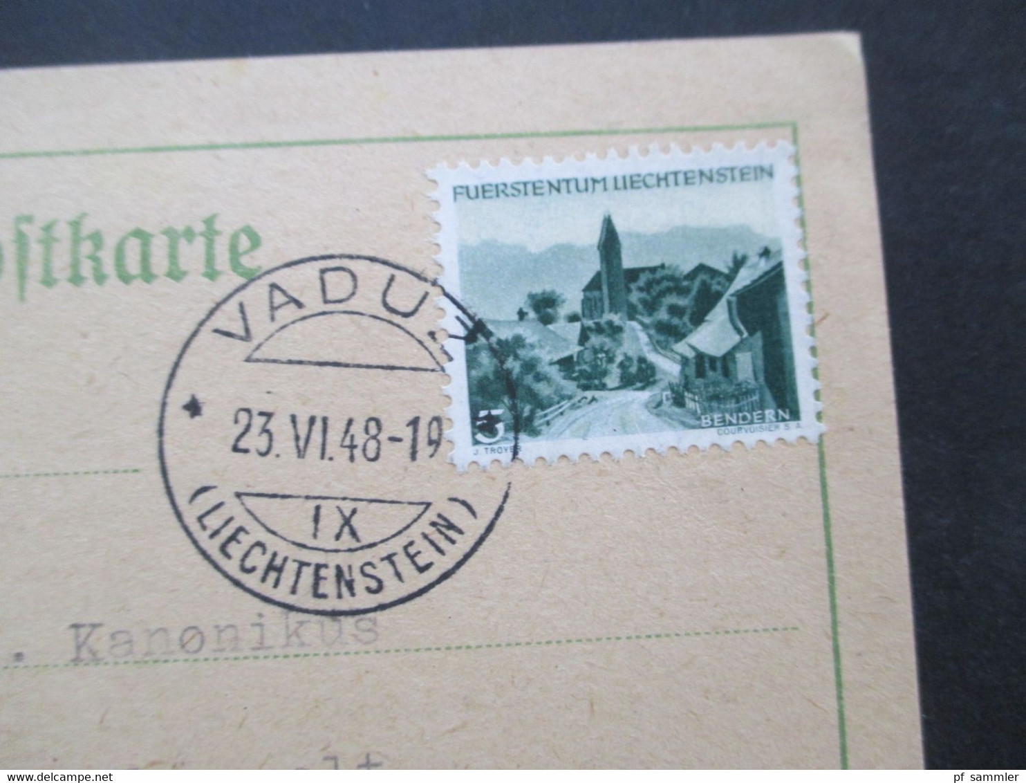 1948 PK Einladung Club F. Int. Zusammenarbeit Villa Claudia Im Rahmen Der Jussel Ausstellung Liest Traute Foresti - Briefe U. Dokumente