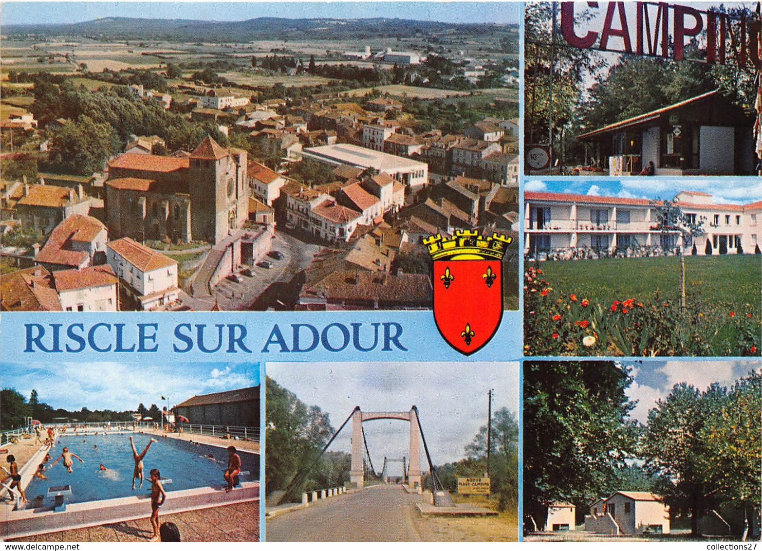 32-RISCLE-SUR-ADOUR-MULTIVUES - Riscle