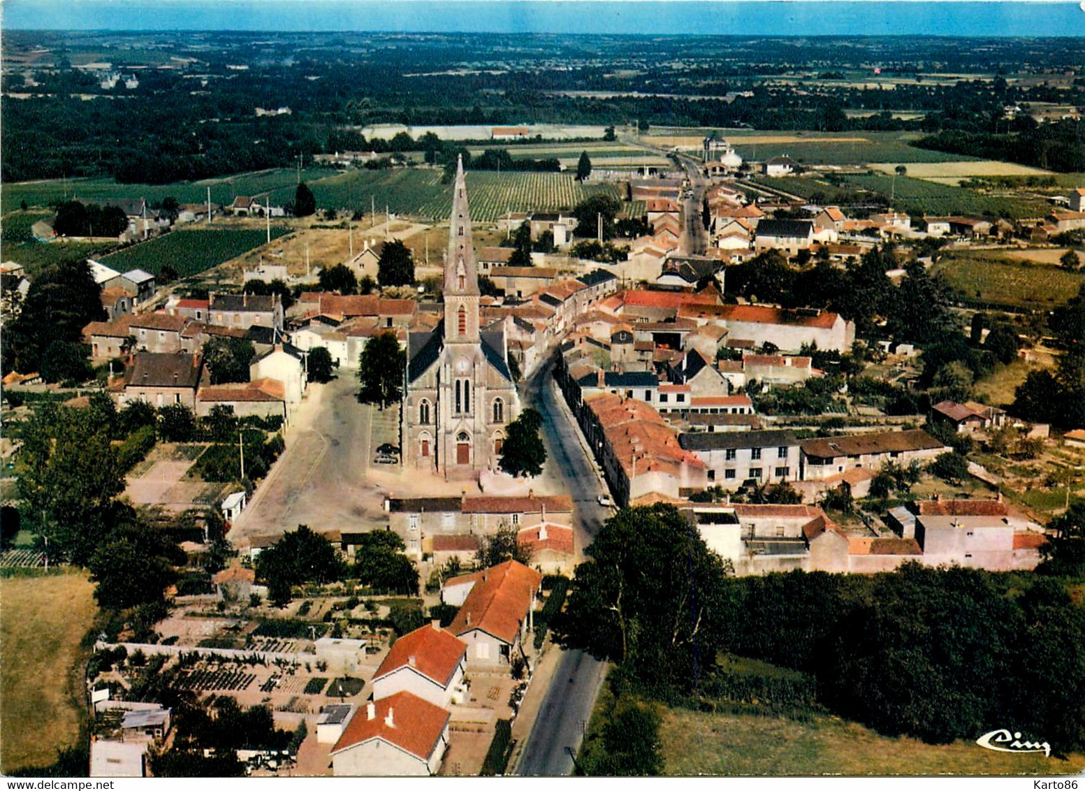 Haute Goulaine * Vue Générale Aérienne De La Commune - Haute-Goulaine