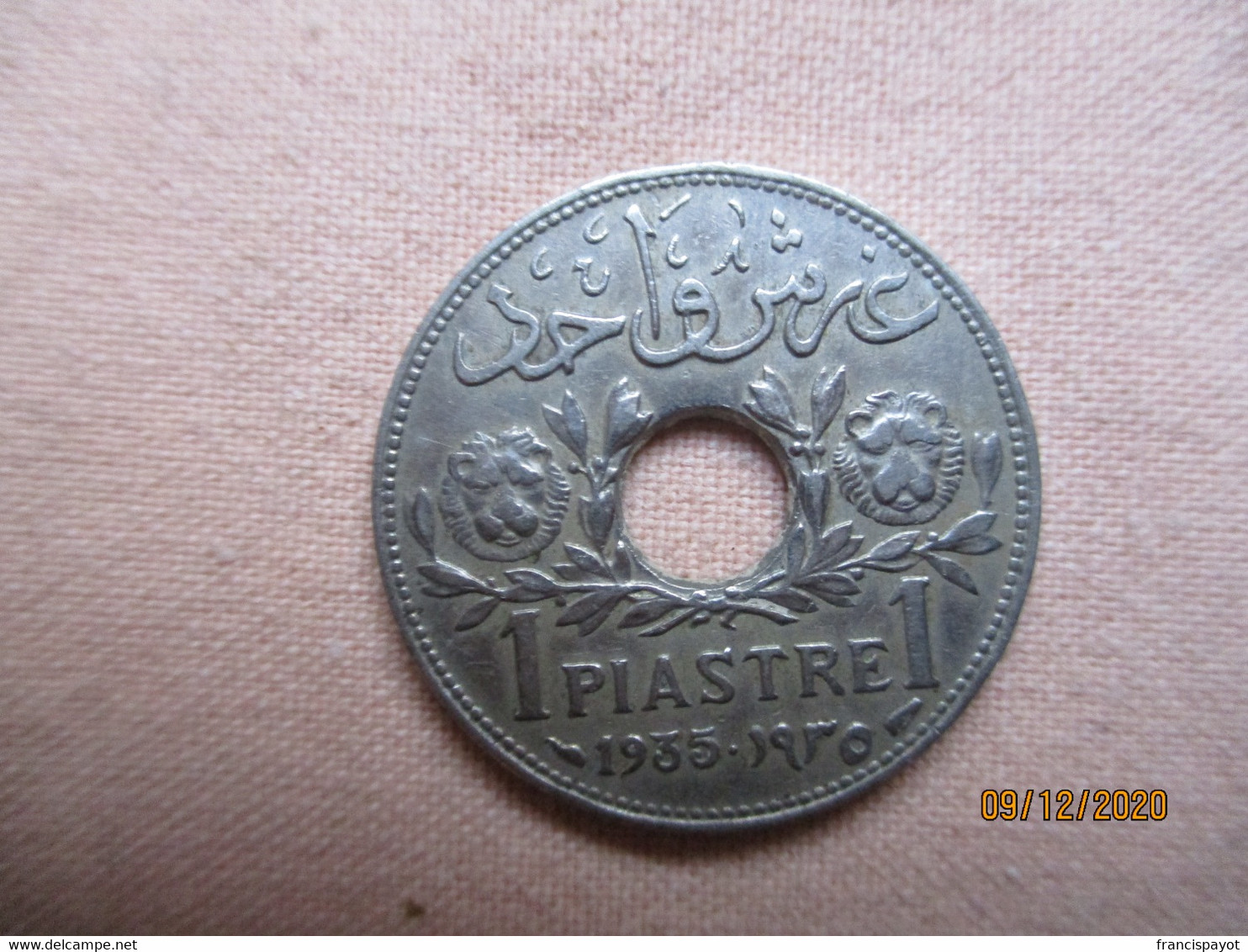 Syria: 1 Piastre 1935 - Syrië