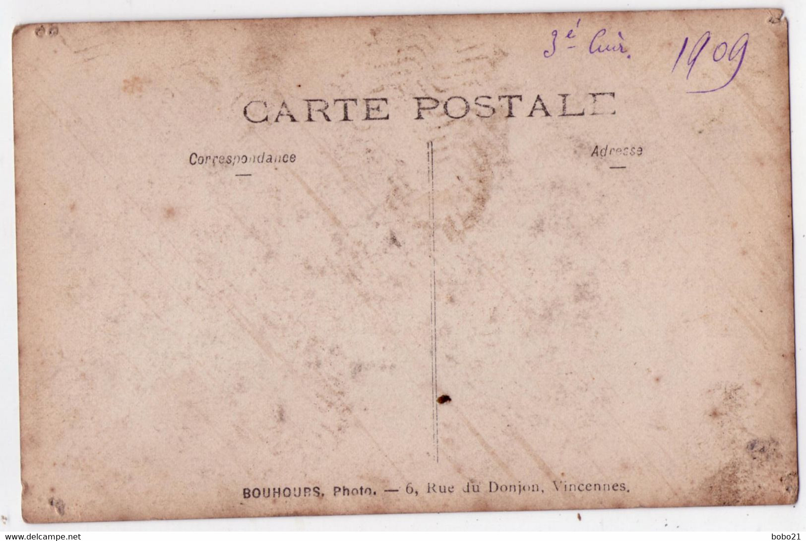 8050 - Carte Photographique Sans Titre - Séance D'escrime ( Au 3e Cuirassé) - Bouhours Photo à Vincennes - - Fencing
