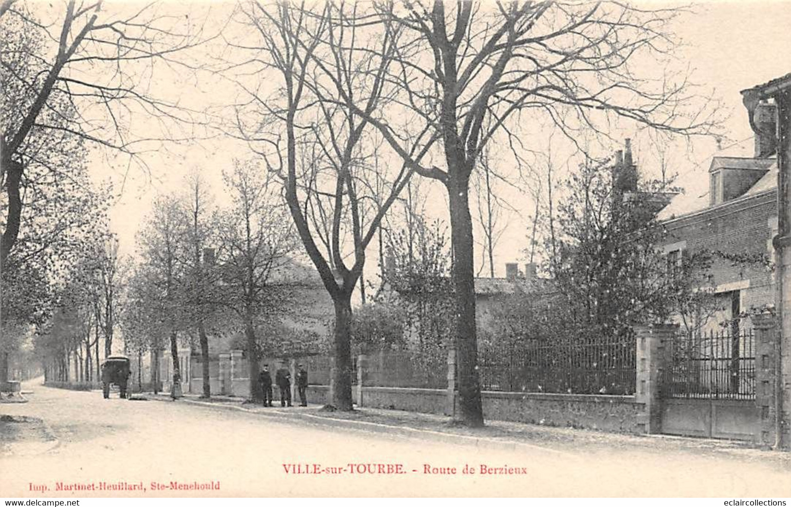 Ville-sur-Tourbe            51        Route De Berzieux   (voir Scan) - Sonstige & Ohne Zuordnung