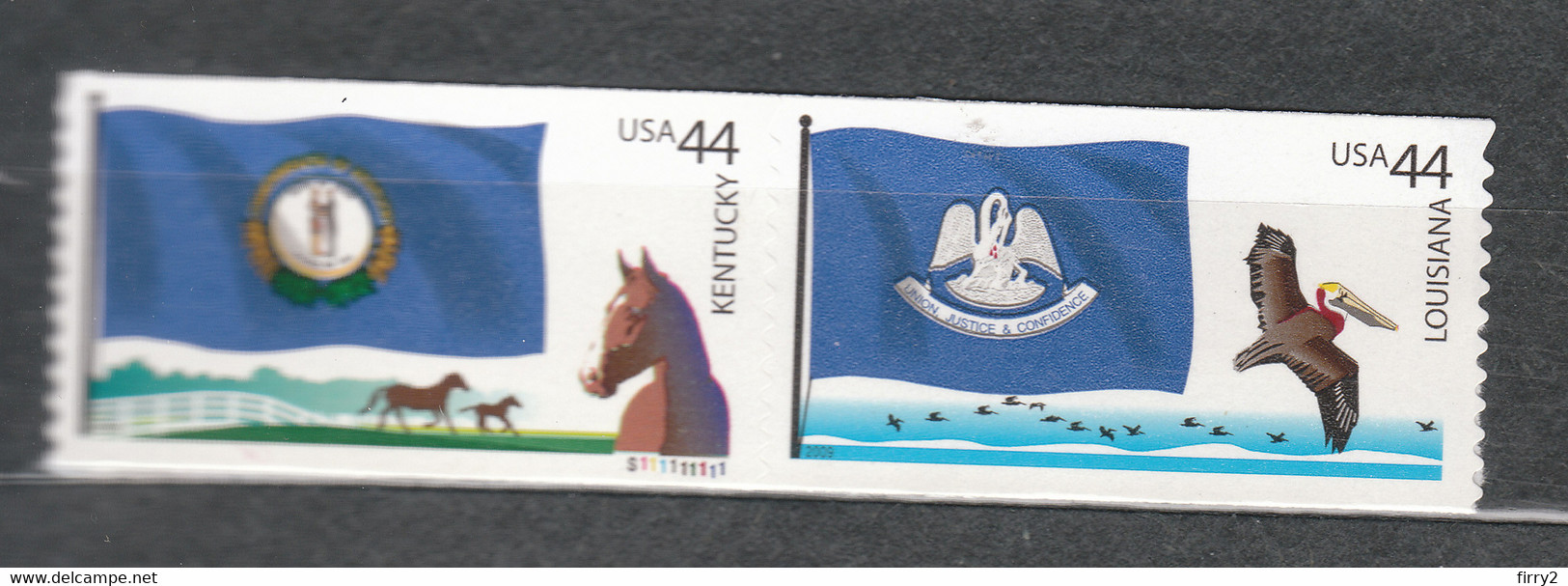 USA Scott # 4293- 4294       2009  Kentucky & Louisana    44c   Mint NH - Unused Stamps