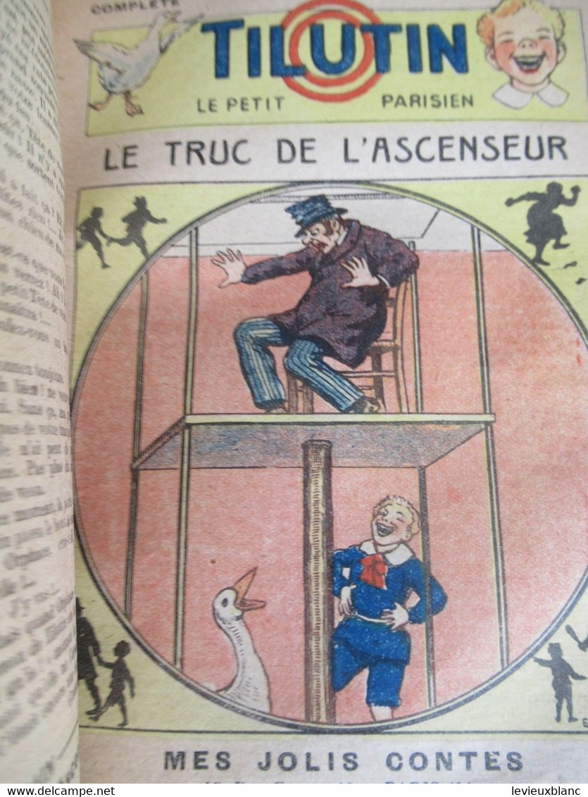 Livre relié des 51 premiers numéros/TILUTIN le petit Parisien/Georges CLAVIGNY/Mes jolis Contes/Yrondy/1922       BD168