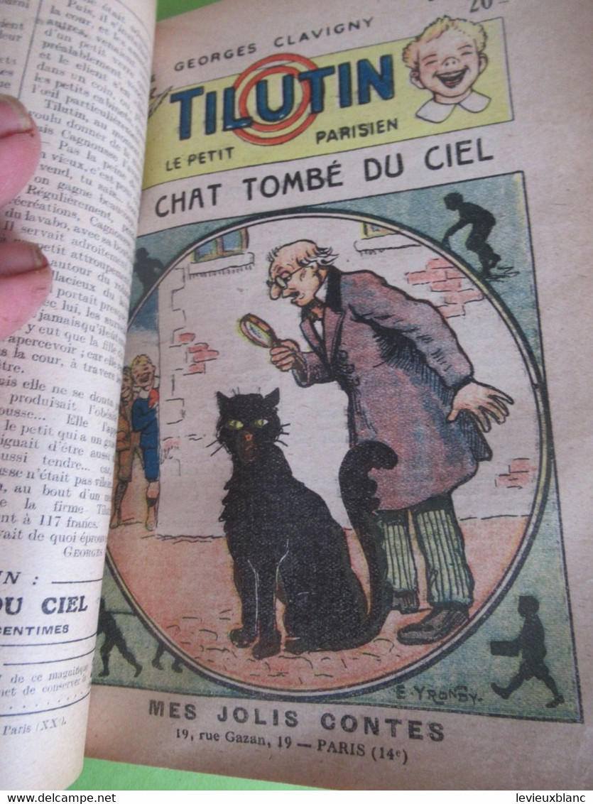 Livre relié des 51 premiers numéros/TILUTIN le petit Parisien/Georges CLAVIGNY/Mes jolis Contes/Yrondy/1922       BD168