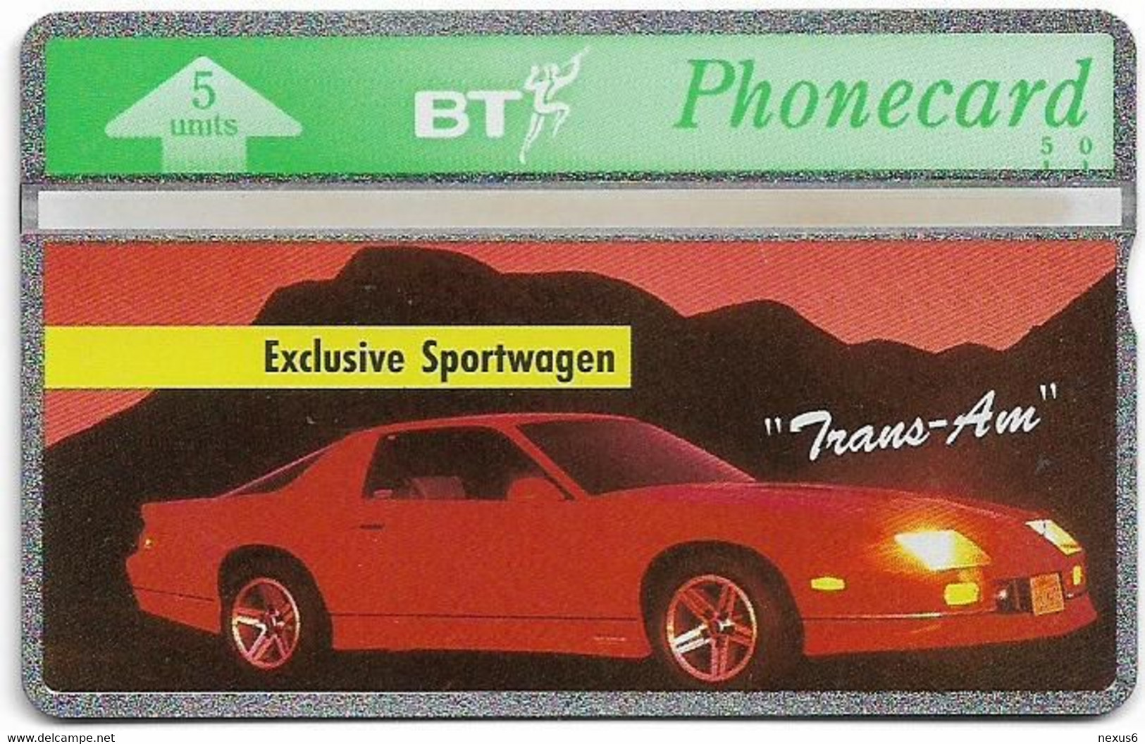 UK - BT - L&G - BTO-021 - Exclusive Sportswagen - Trans-Am - 322K - 5U, 1993, 5.000ex, Mint - BT Emissions Etrangères