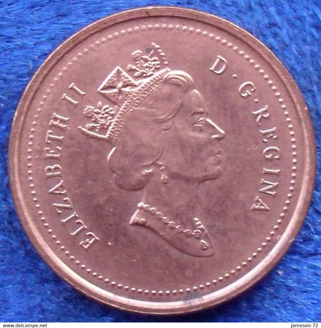 CANADA - 1 Cent 1998 KM# 289 Elizabeth II (1952) - Edelweiss Coins - Canada