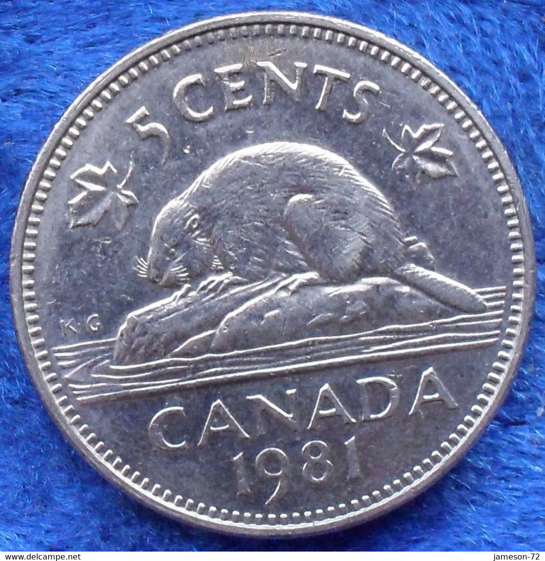 CANADA - 5 Cents 1981 KM# 60.2 Elizabeth II (1952) - Edelweiss Coins - Canada